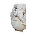 Contemporary French Limestone Putti Sculpture (GE-ZEAV)
