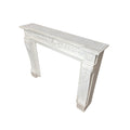 Antique French Carrara Marble Mantel (M-HGPV)