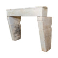 Antique French Limestone Mantel (M-KYRB)