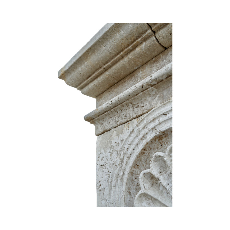 Contemporary French Limestone Wall Fountain (FO21)