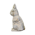 Contemporary French Reconstituted Stone Rabbit Statue (GE-YAHR)