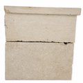 Antique French Limestone Farmhouse Mantel – (M-09L)