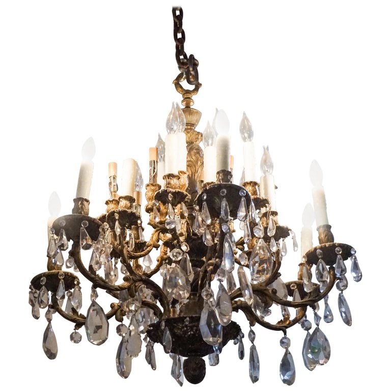 French Antique Chandelier (L35)
