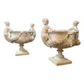 Pair of Italian Pewter Planters (GE-X3151)