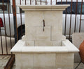 Contemporary French Limestone Wall Fountain (FA925)