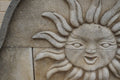 Contemporary French Limestone Sun Wall Fountain (FO40)