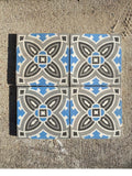 Reclaimed French Encaustic Concrete Tile (FL101)