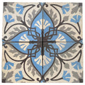 Reclaimed French Encaustic Concrete Tile (FL103)