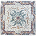 Reclaimed French Encaustic Concrete Tile (FL104)