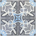 Reclaimed French Encaustic Concrete Tile (FL107)