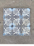 Reclaimed French Encaustic Concrete Tile (FL107)