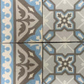 Reclaimed French Encaustic Concrete Tile (FL112)