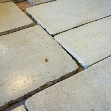 French Burgundy Limestone Tile
