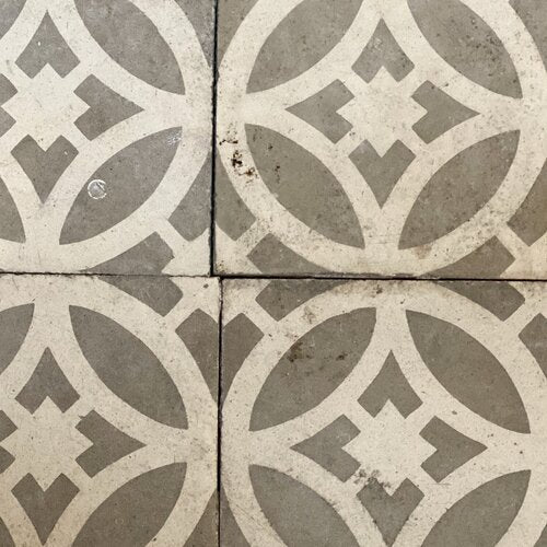 Reclaimed French Encaustic Concrete Tile (FL887)