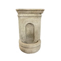 Contemporary French Limestone Corner Wall Fountain (FO02)