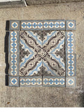 Reclaimed French Encaustic Square Concrete Tile (FL1000)