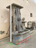 Antique French Limestone Wall Fountain (F-JXDN)
