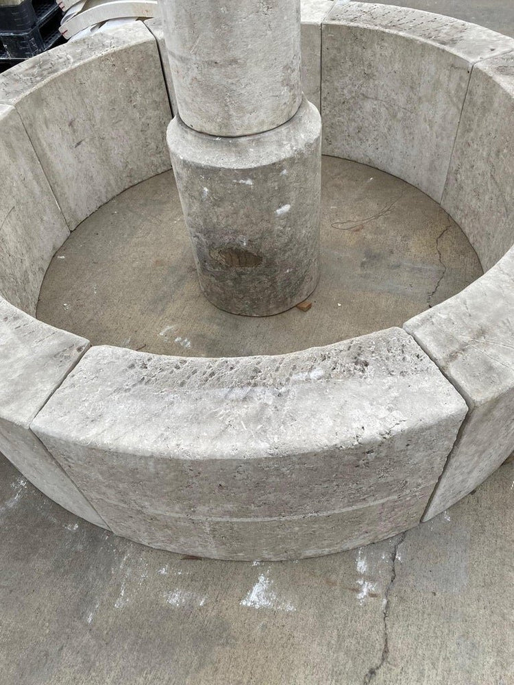 French Limestone Fountain