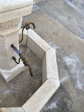 Contemporary French Limestone Central Fountain (La-Voisine-FO115-B)