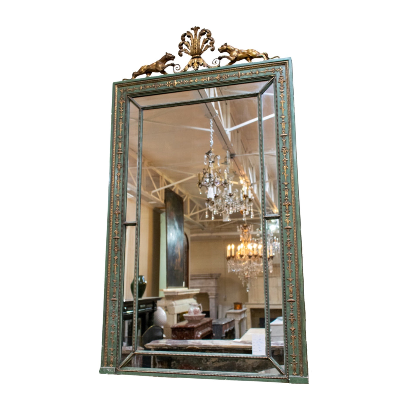 Antique French Wall Mirror (HD-X3298)