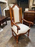 Antique French Wooden Chair (F179)