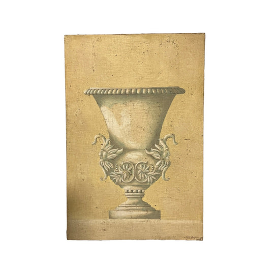 Urn Painting By Jacques Lamy