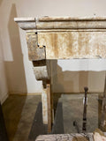 Antique French Limestone Mantel (ALCH574)