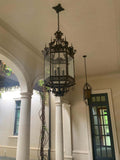 French Bronze Chateau Lantern (L101)