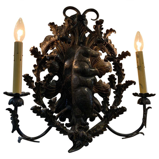 French Metal Wall Sconces