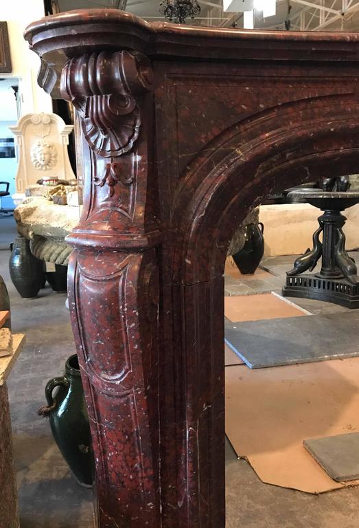 Antique French Marble Mantel