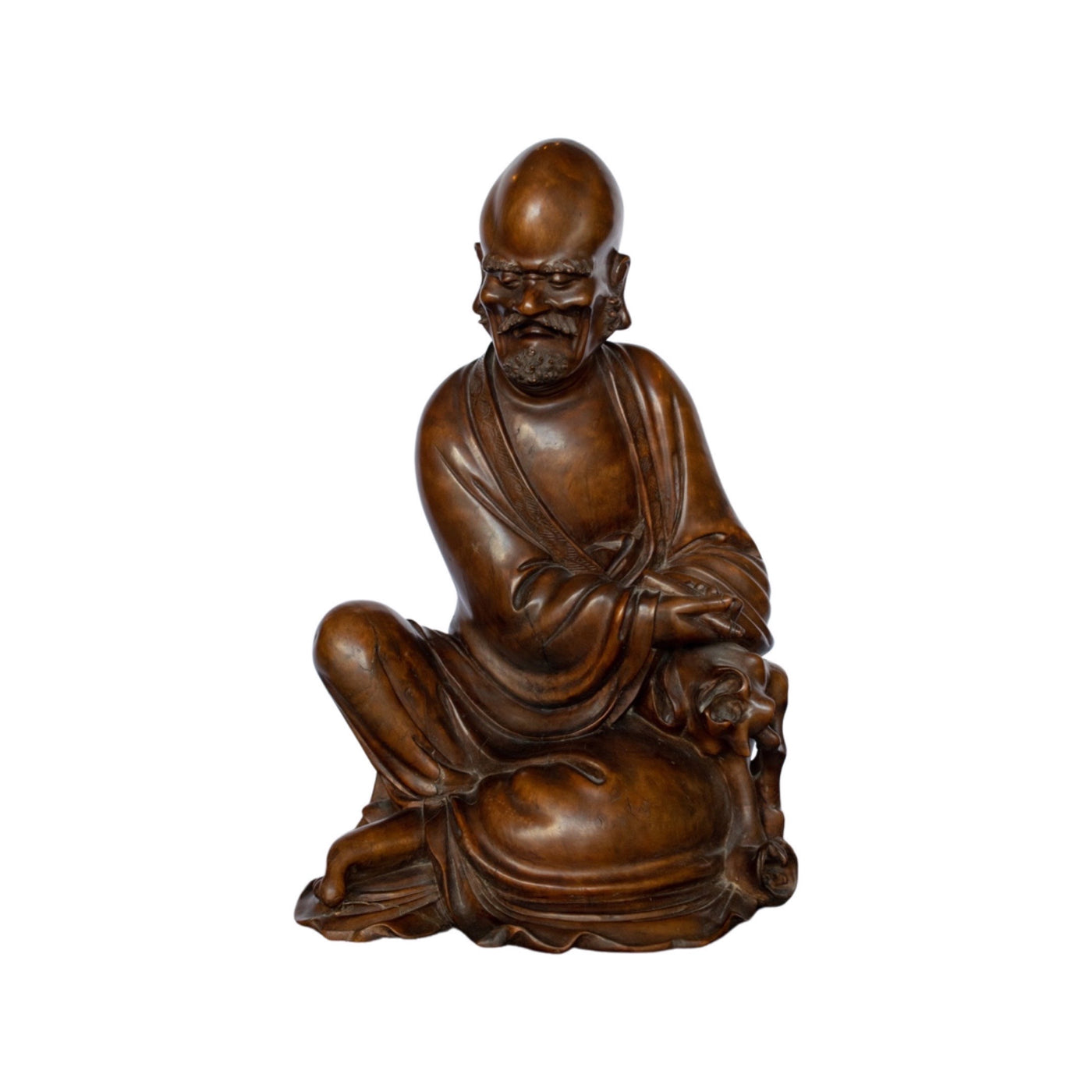 Antique Chinese Buddha Sculpture (HD-6609)