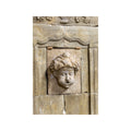 Antique French Limestone Bacchus Wall Fountain (F-HPWM)