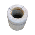 Antique French Limestone Rustic Circular Planter (V-5YXCV)