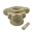 Antique Greek Limestone Mortar and Petzel (HD-5R8IG)