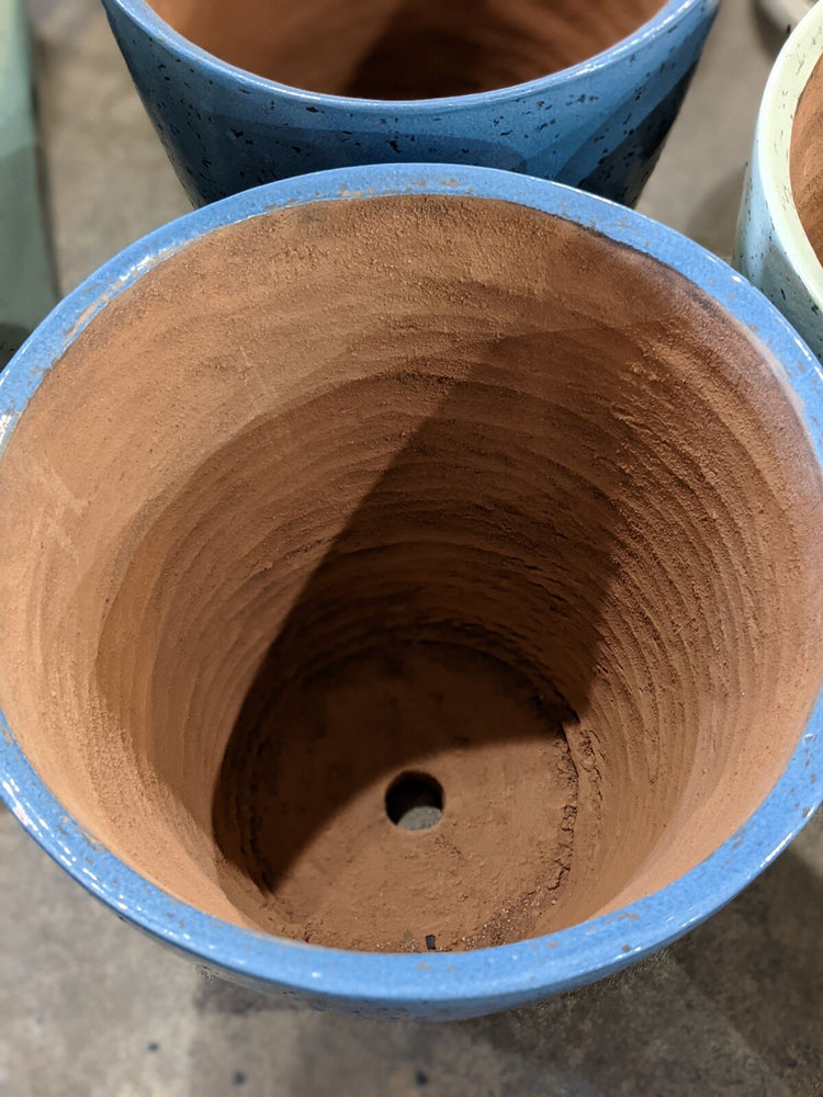 French Glazed Terracotta Planter