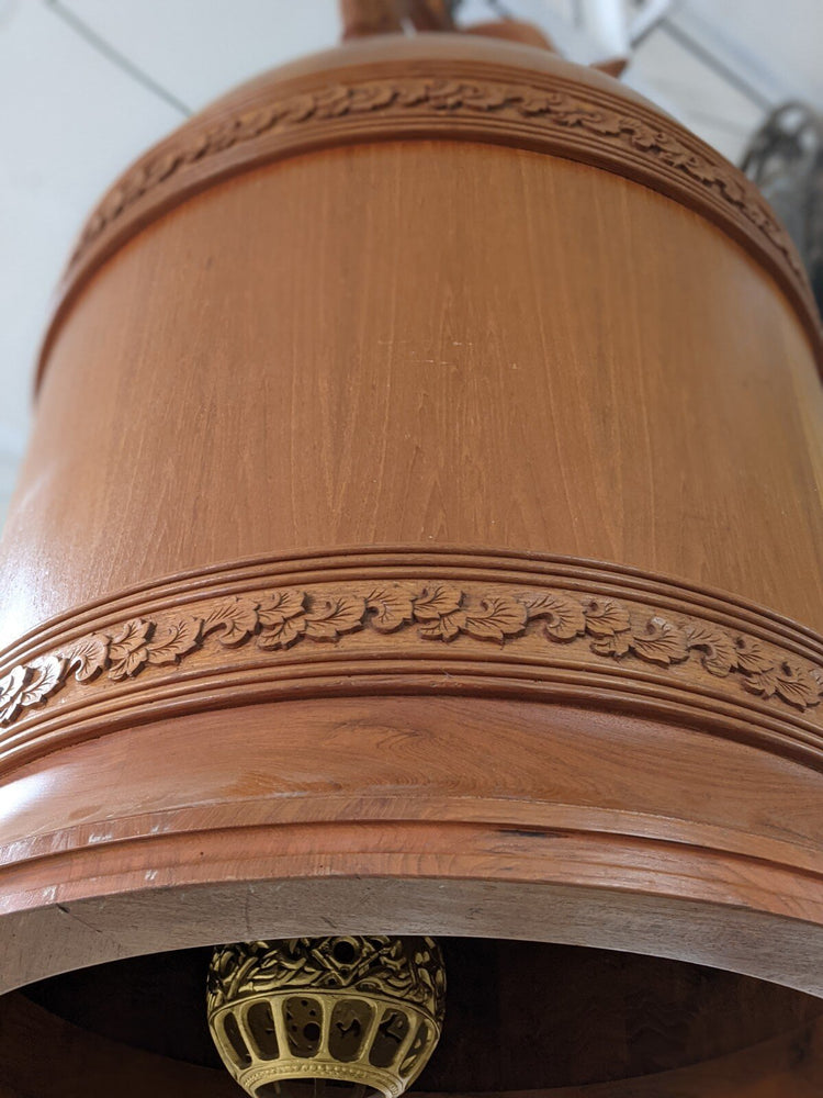 French Wooden Lamp