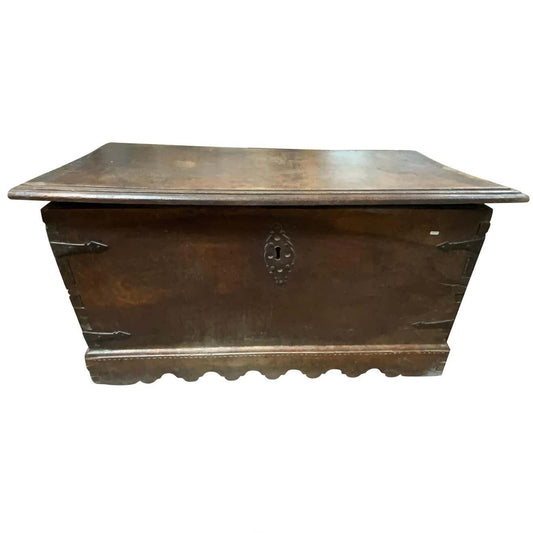French Wooden Trunk