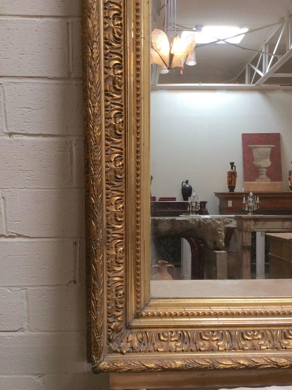 French Gold Leaf Framed Mirror