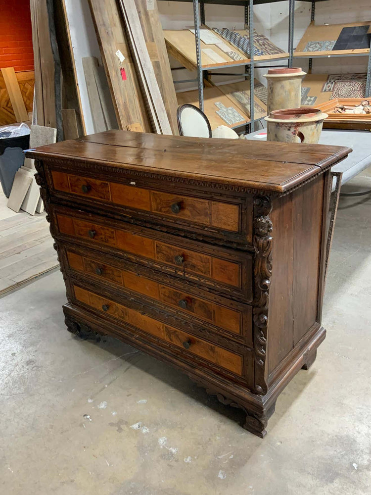 French Wooden Oak Desk