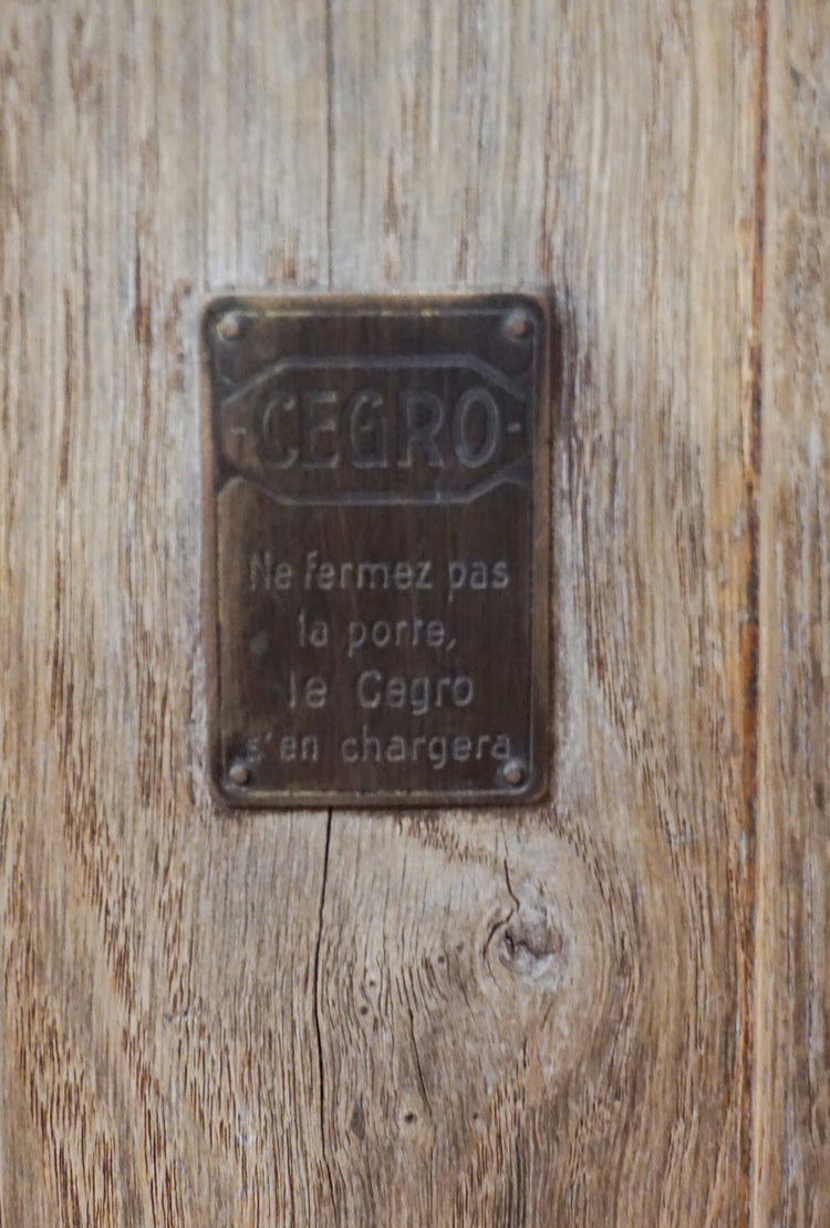 French Walnut Entry Door