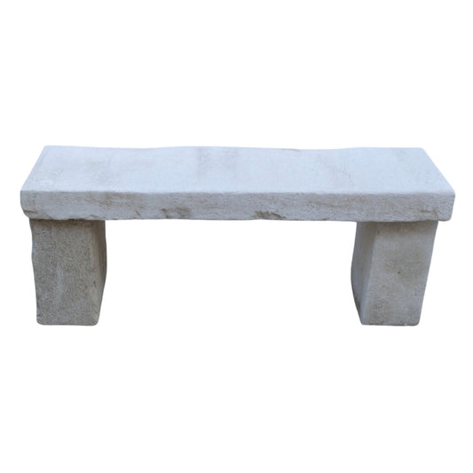 French Limestone Bench