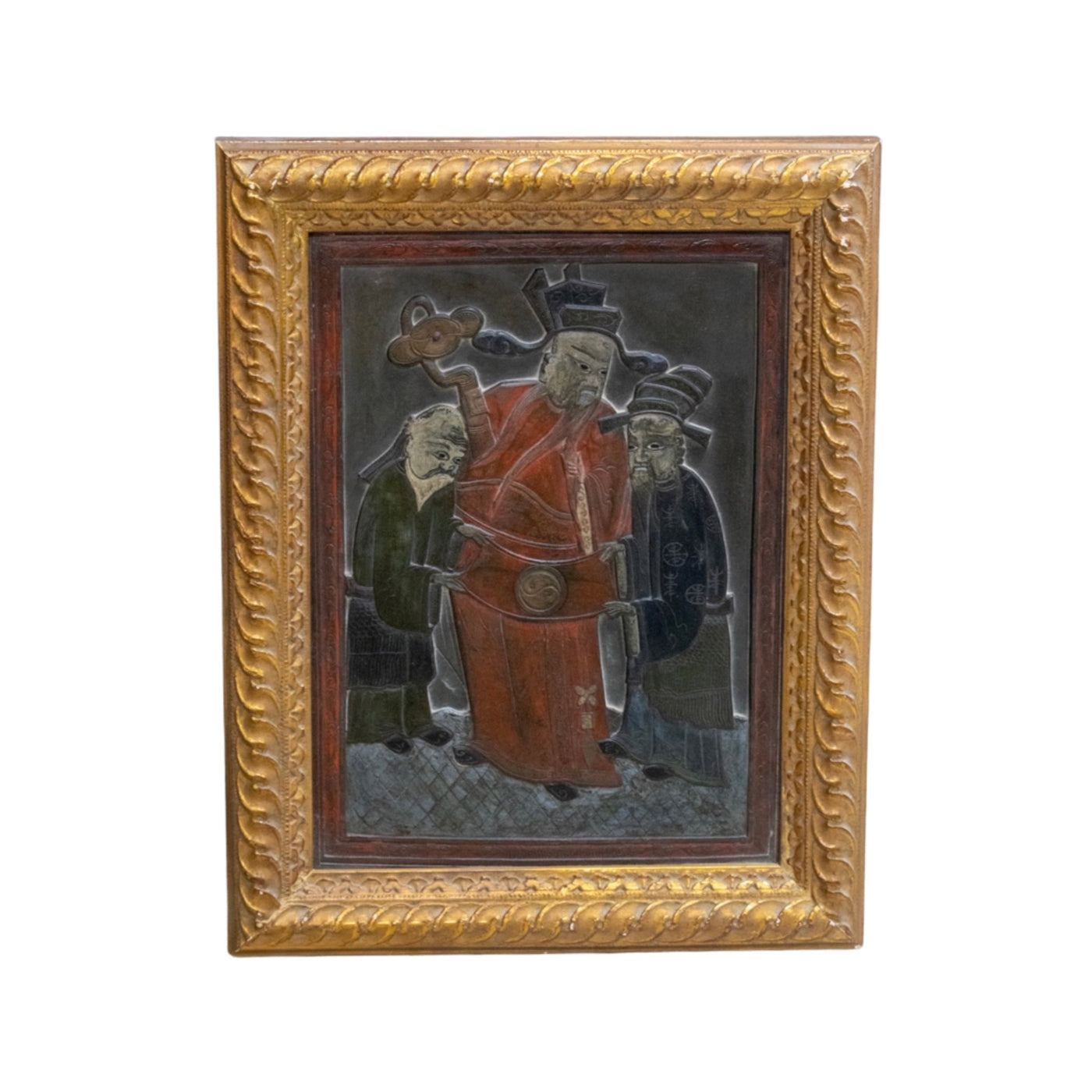 Antique Chinese Inlayed Plaque (HD-DJNP)