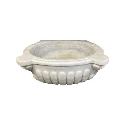 French White Marble Sink
