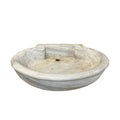 Antique French White Carrara Marble Sink - (S-1RMD)