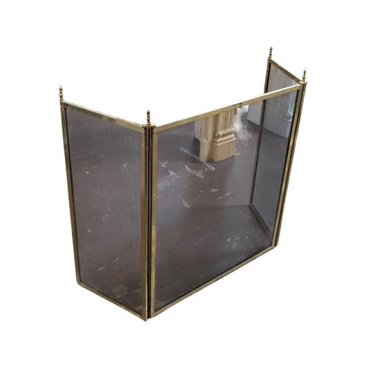 French Bronze Fire Screen