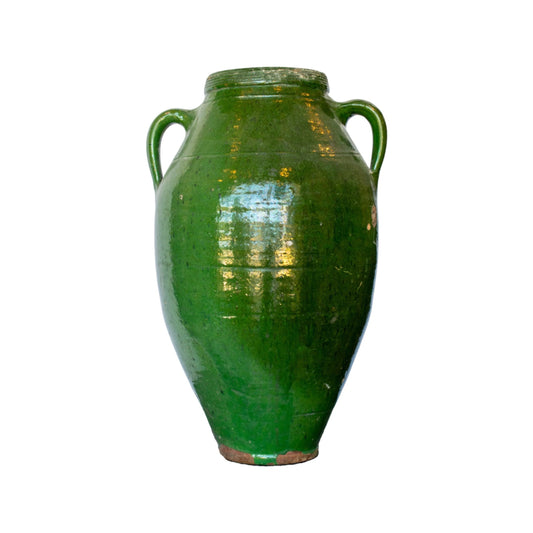 Greek Terracotta Glazed Vessel