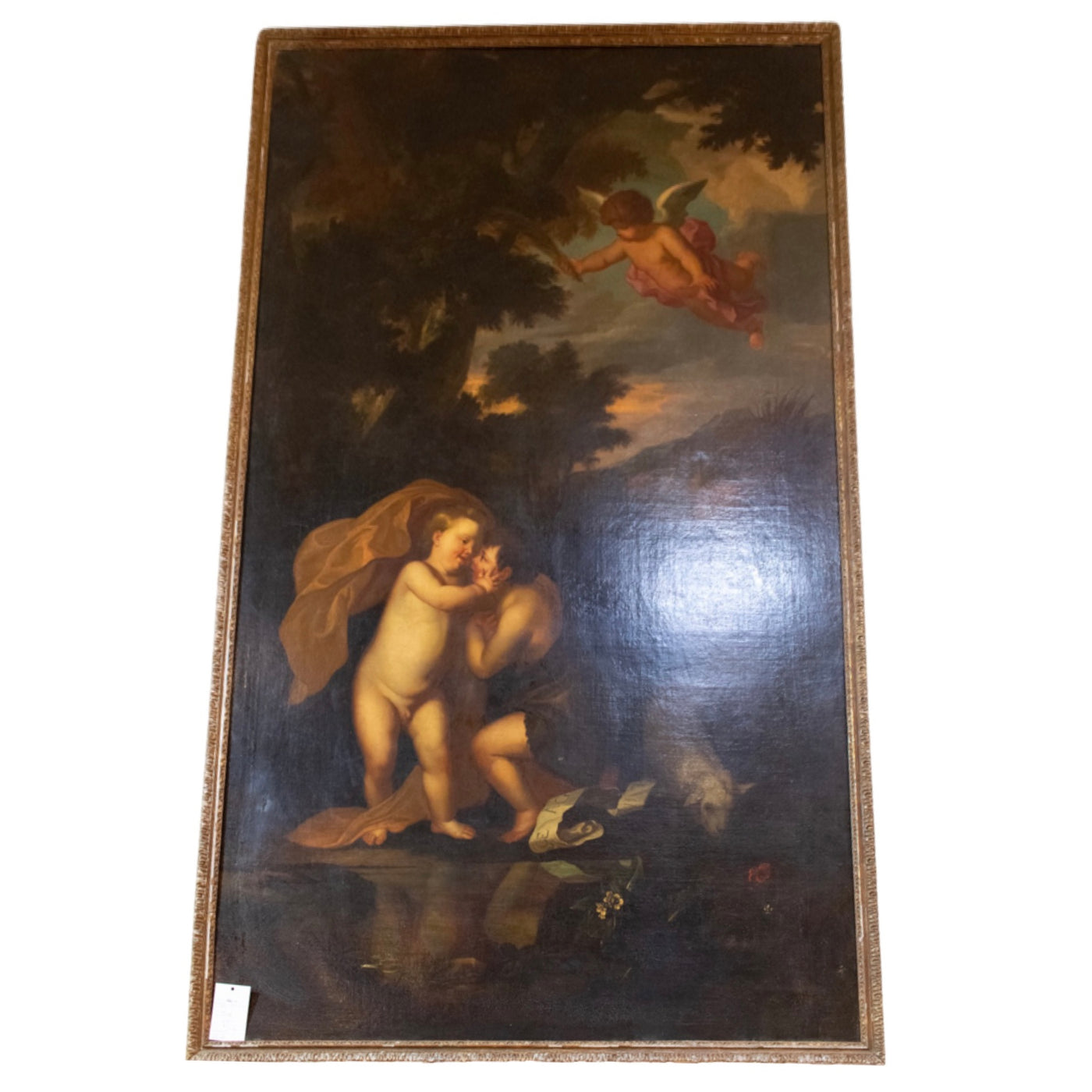 Antique Dutch Oil Painting (HD-UAT3W)
