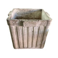 Swiss Ribbed Square Planter By Willy Guhl (V-24NW)