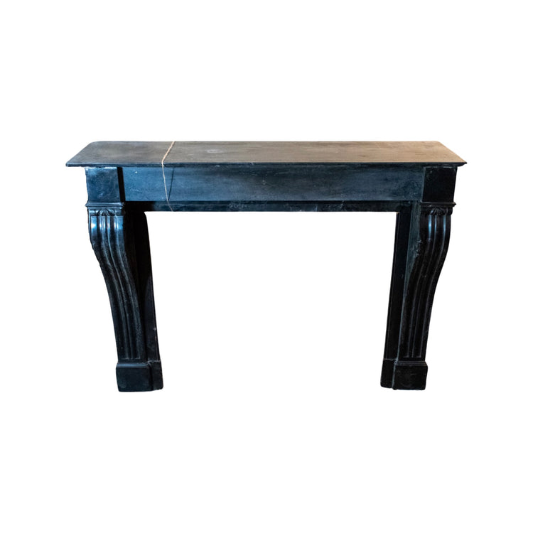 French Black Marble Mantel