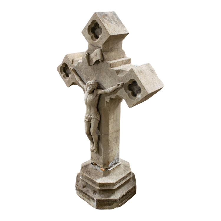 French Limestone Cross